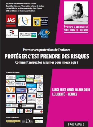Couverture du programme des assises nationales de la protection de l'enfance 2015
