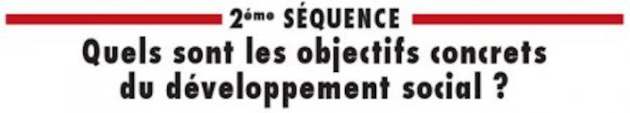 Image écrit quels sont les objectifs concrets du développement social