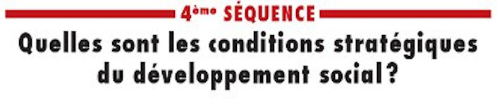 Image écrit quelles sont les conditions stratégiques du développement social