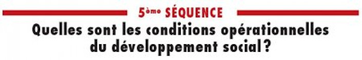 Image écrit quelles sont les conditions opérationnelles du développement social