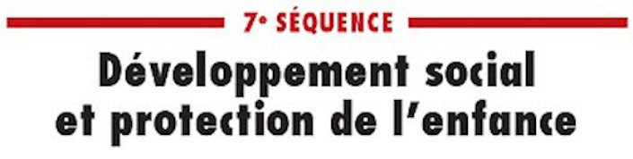Image écrit développement social et protection de l'enfance