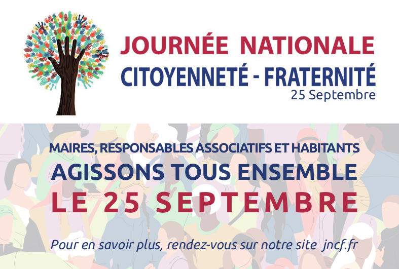 Publicité Journée nationale Citoyenneté et Fraternité